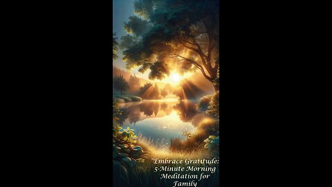 Embrace Gratitude: 5-Minute Morning Meditation for Family Appreciation