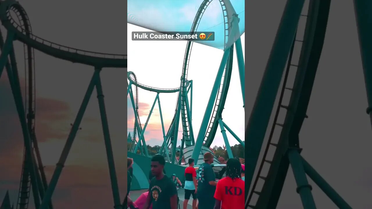 The funnest coaster to watch IMO 😍 #shorts
