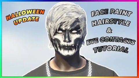 How To Get This Tryhard Face Paint (Halloween Update) (GTA Online)