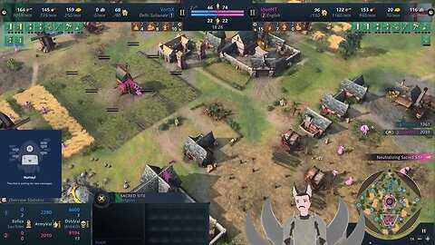 VortiX (Delhi Sultanate) vs LoueMT (English) || Age of Empires 4 Replay