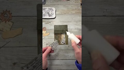 Altered Hanging File Folder