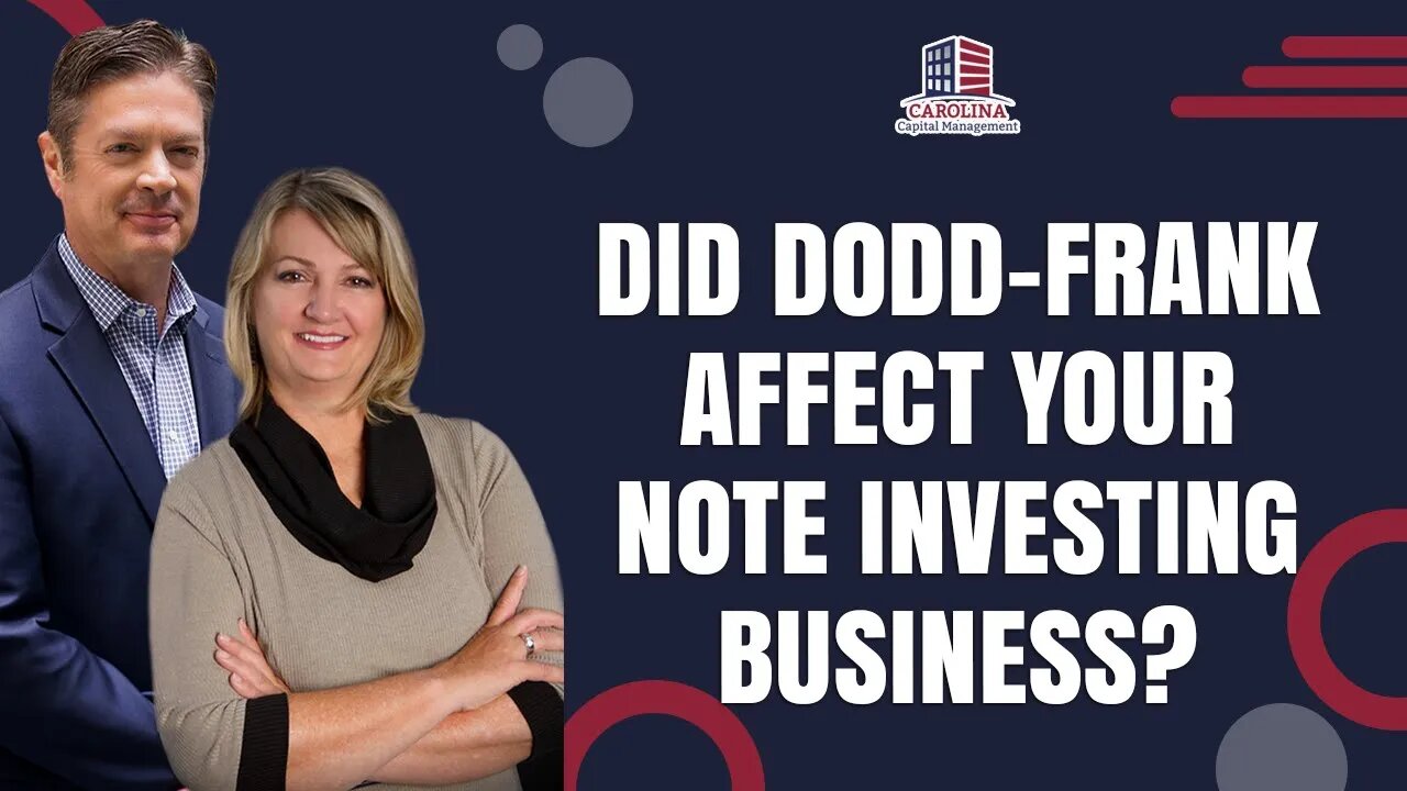 Did Dodd-Frank Affect Your Note Investing Business? | REI Show- Hard Money for Real Estate Investors