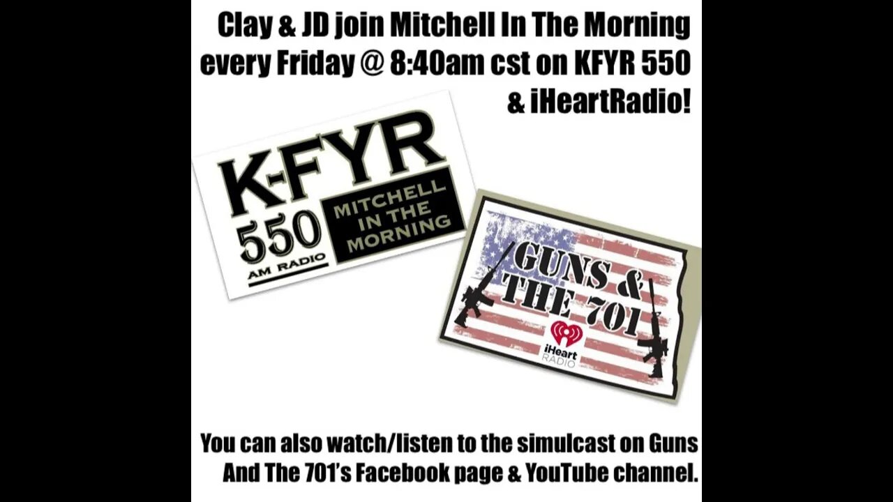 Mitchell In The Morning - LIVE NOW!!!! - May 26th, 2023 - GUNS & The 701 - WWW.GUNSANDTHE701.COM