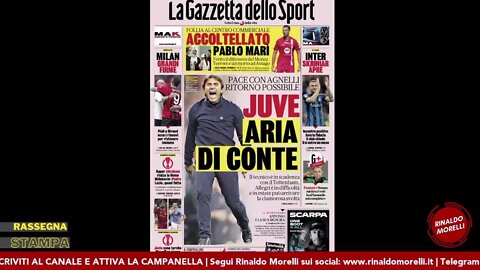 Conte alla Juve? La tragedia di Assago e i successi italiani. Rassegna Stampa ep.161 | 28.10.22