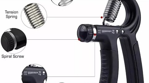 *Product Name: Adjustable Hand Grip Strengthener Comfortable Hand Gripper #handgrip #strength