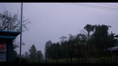 14 Minutes of heavy rain North east Thailand