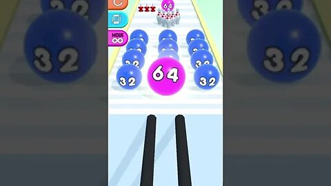 2048 Ball Run Gameplay #androidgames #gaming #viralgame #quickgame #games #shortvideo #shorts