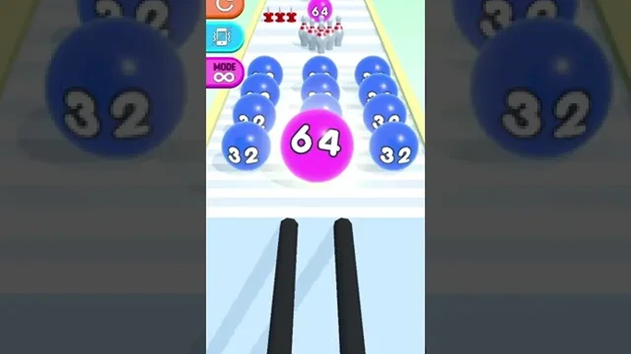 2048 Ball Run Gameplay #androidgames #gaming #viralgame #quickgame #games #shortvideo #shorts