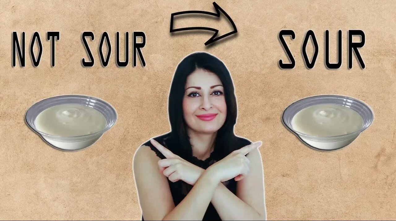 Turn Yogurt into SOUR with This Simple Trick...So Easy....