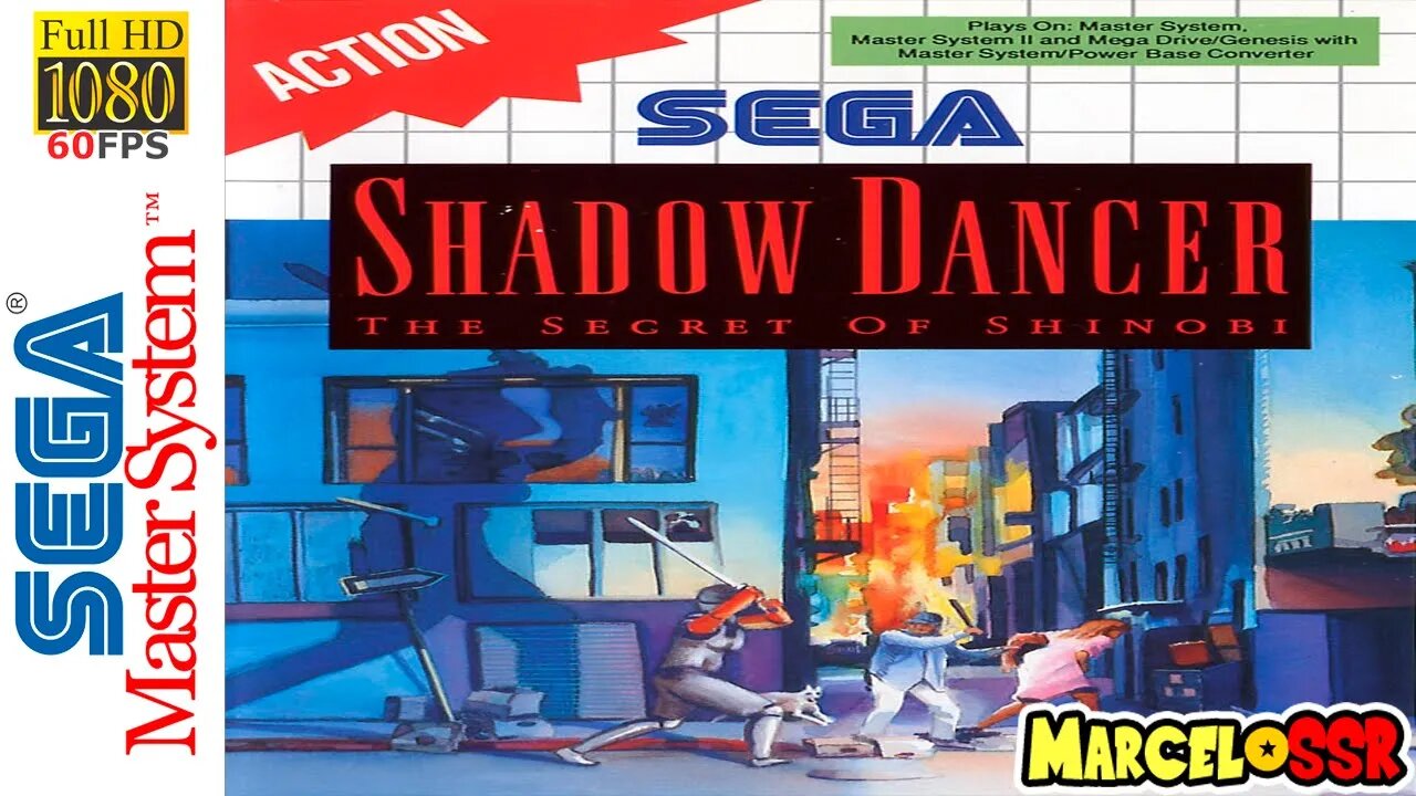 Shadow Dancer - The Secret of Shinobi (Master System) (Gameplay) (Playthrough)