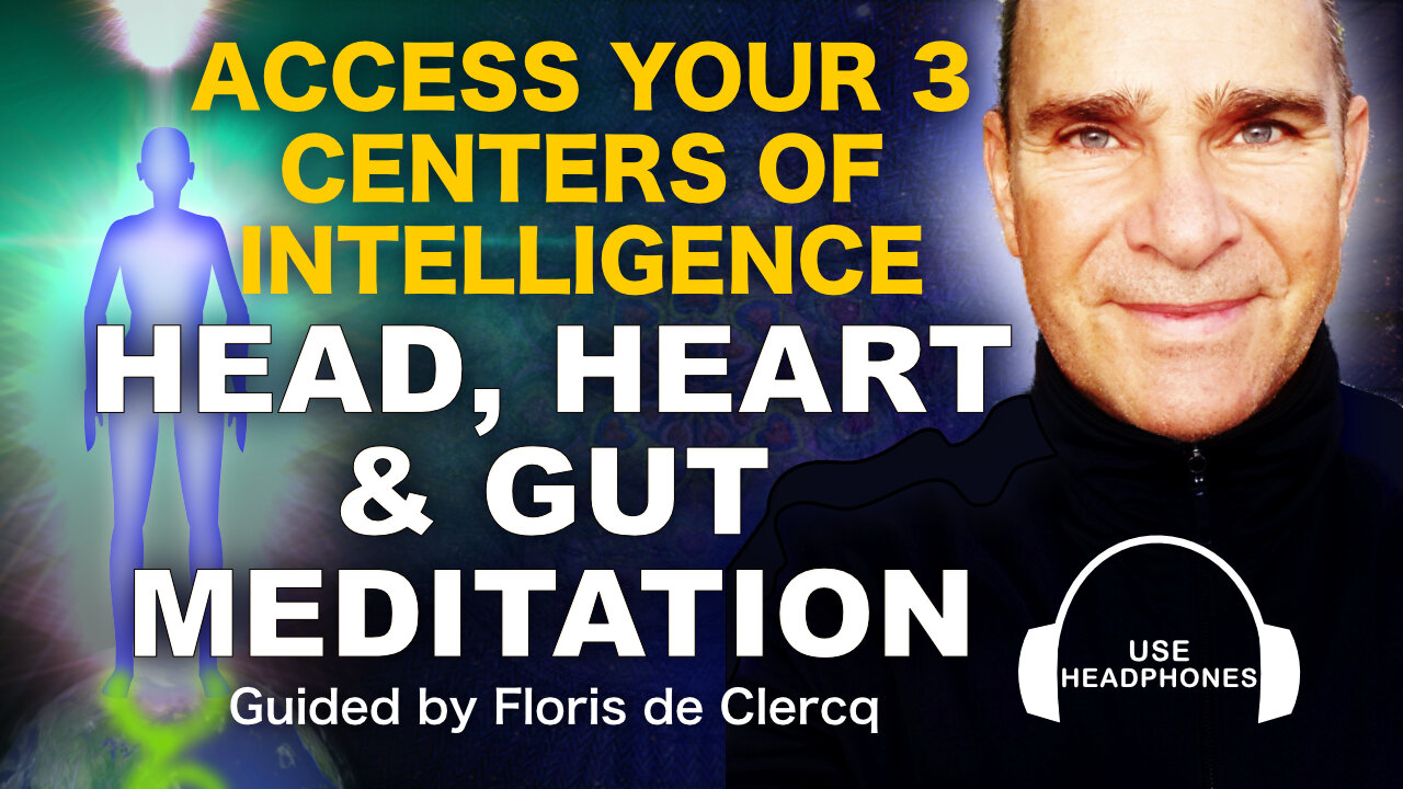 The Head, Heart & Gut meditation for clarity and answers. Access your three centres of intelligence