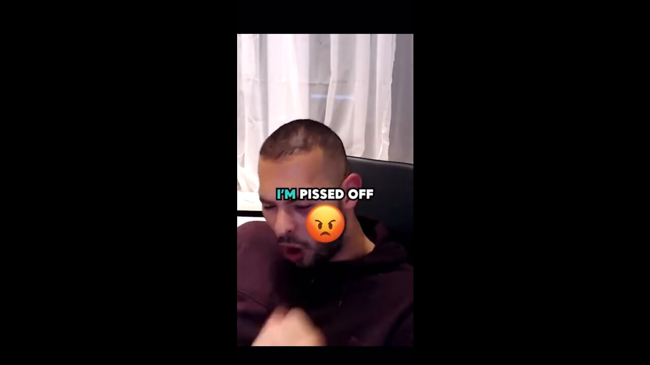 andrew tate - being pissed off is a good thing