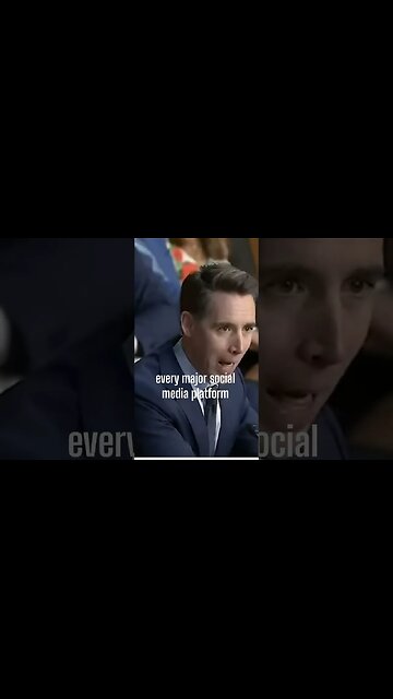 Josh Hawley - White House Censoring Free Speech? 🤯#shorts #lighthouseglobal #joshhawley #freespeech