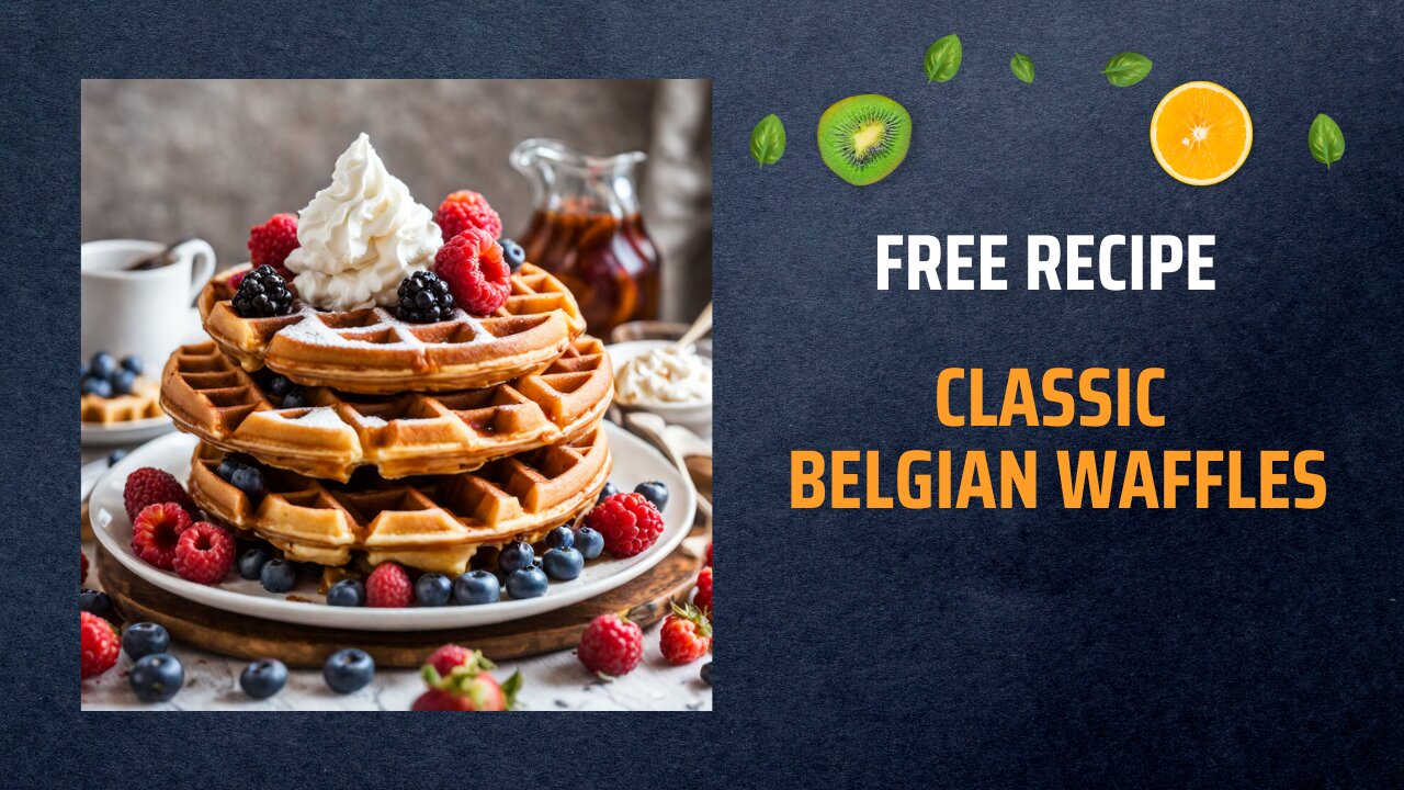 Free Classic Belgian Waffles Recipe 🧇✨