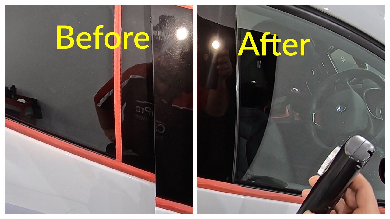 How To Polish & Restore Car Door Pillars & Piano Black Plastics!