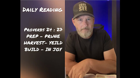 Daily Reading Proverbs 24 with Practical Application
