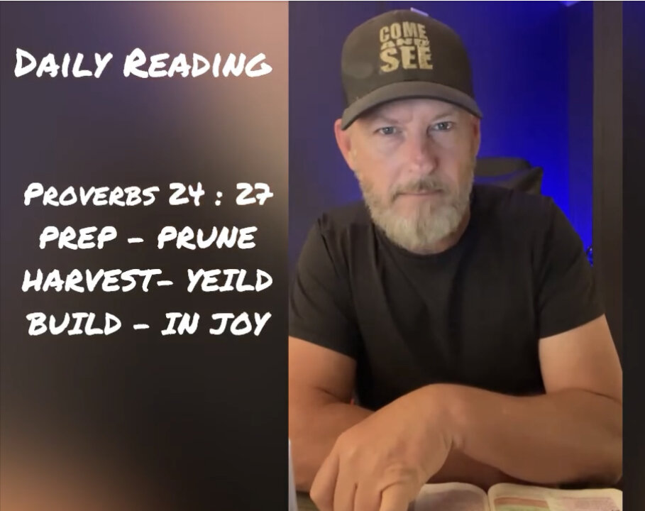 Daily Reading Proverbs 24 with Practical Application