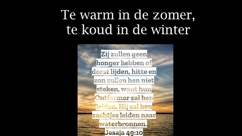 Te warm in de zomer, te koud in de winter