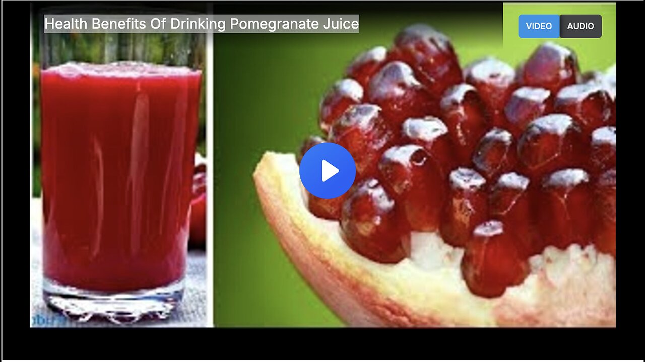 Health Benefits Of Drinking Pomegranate Juice