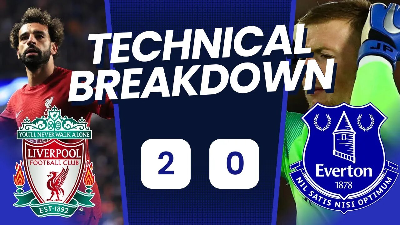 VAR over and over again ! Liverpool 2 Everton 0 technical analysis
