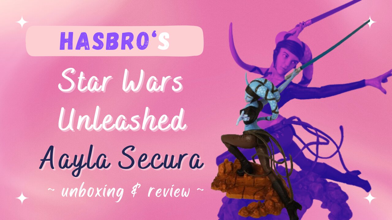 Unboxing & Review of the Star Wars Unleashed Aayla Secura Figure by Hasbro