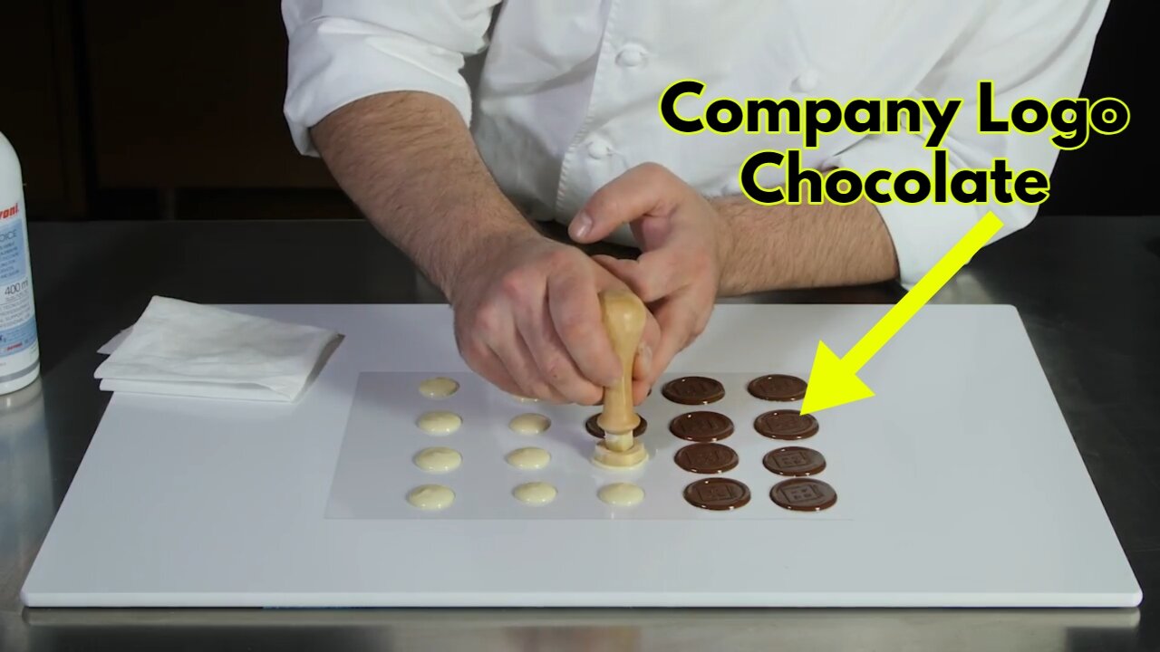 Best Chocolate design with Company Logo - Very Satisfying to Watch!