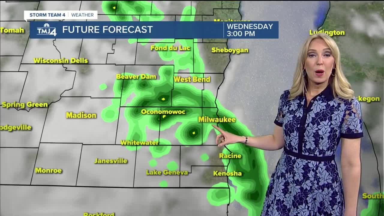 Warm spell continues Wednesday with highs in the 70s