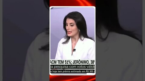 Datafolha para governo da BA: ACM Neto tem 51% dos votos válidos; Jerônimo, 38% | @SHORTS CNN