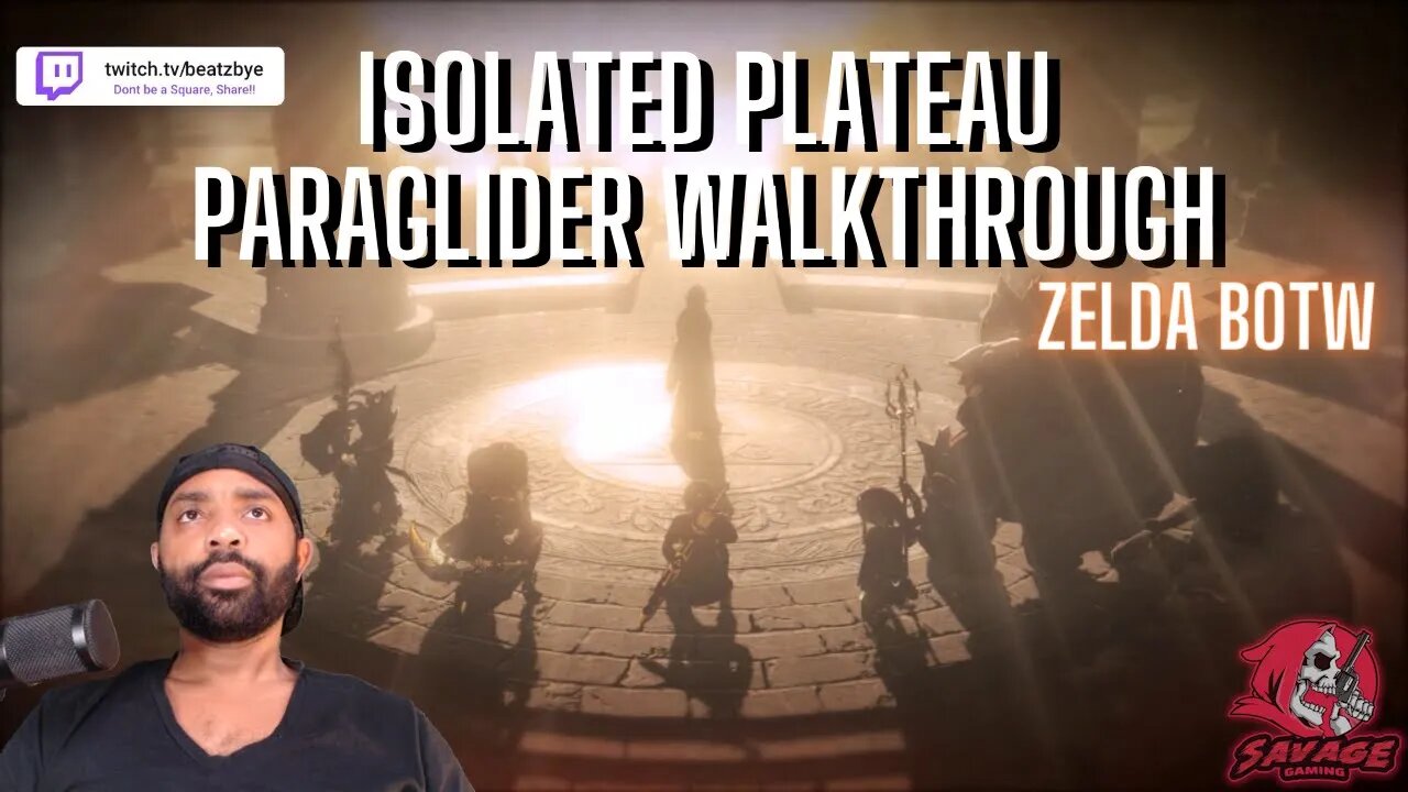 ISOLATED PLATEAU & PARAGLIDER WALKTHROUGH THE GREAT PLATEAU ZELDA BREATH OF THE WILD