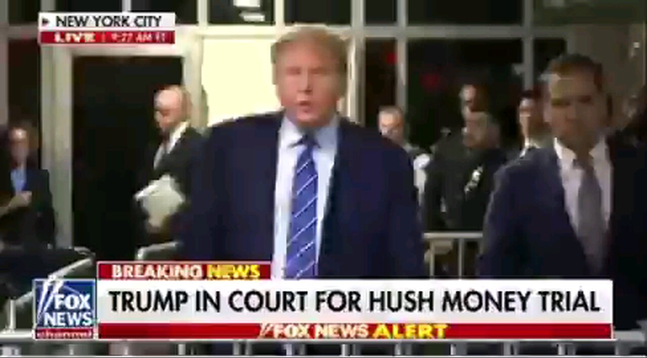 Trump's responds after court.