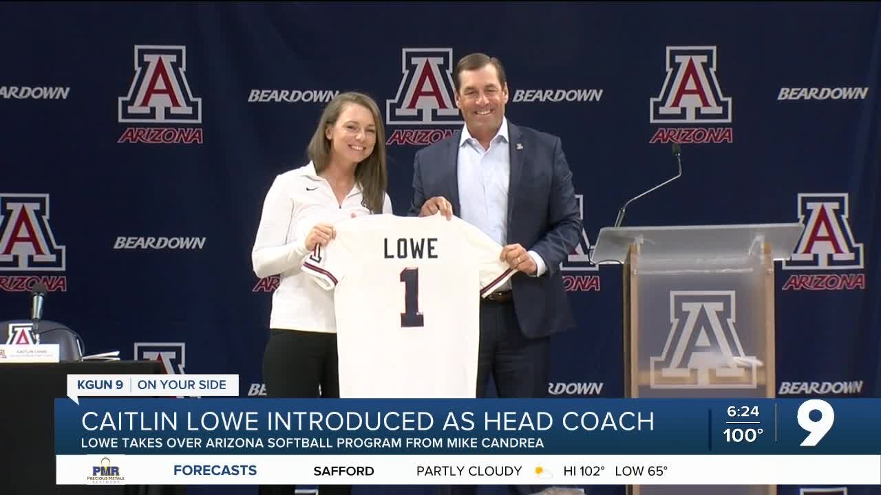 Caitlin Lowe introduced as Wildcat softball head coach