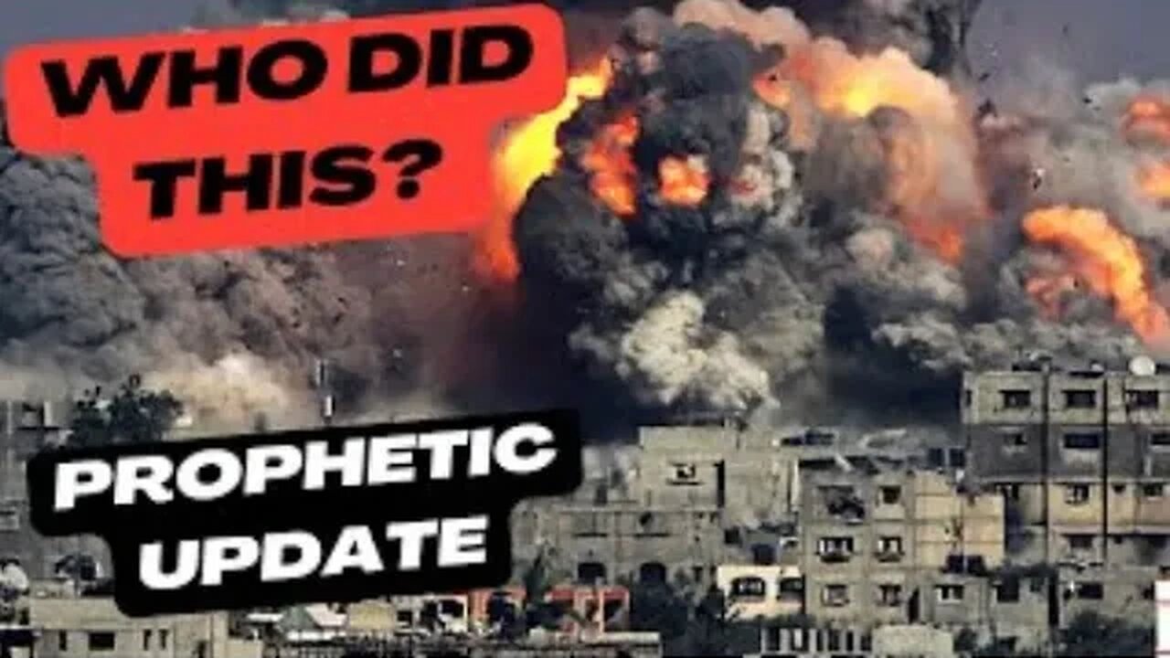 Who Did This? Prophetic Update! #israelpalestineconflict #israelhamaswarnewstoday