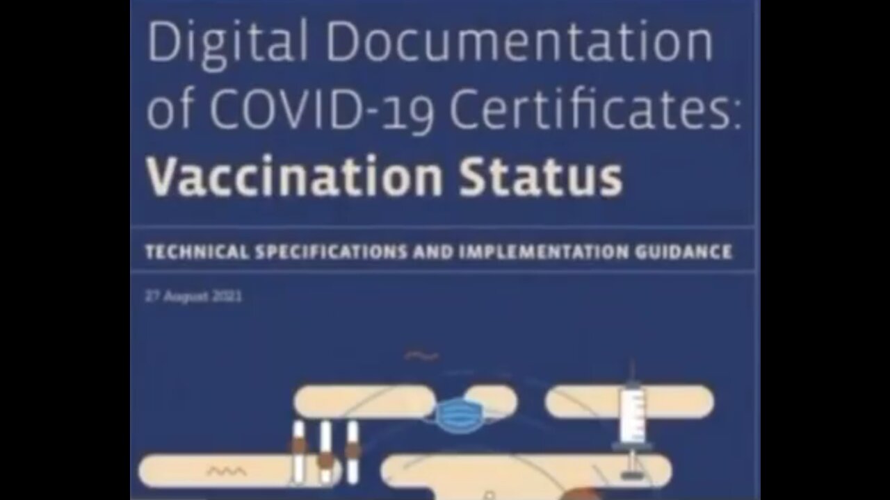 WHO Vaccine Passports - Blockchain