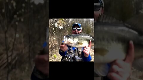 Paul @CincyFishDudes Catches Largemouth Bass on the Cast Cray Nub #bassfishing #shorts #fishing