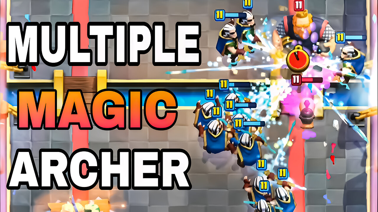 "MAGIC ARCHER GANG WAR: Multiplayer Mayhem Clash Royale"