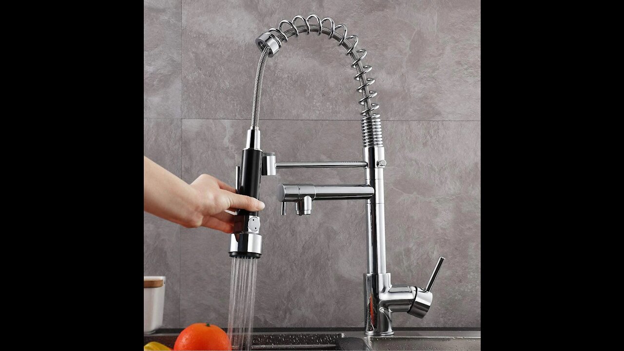 Spring Kitchen Faucet Swivel