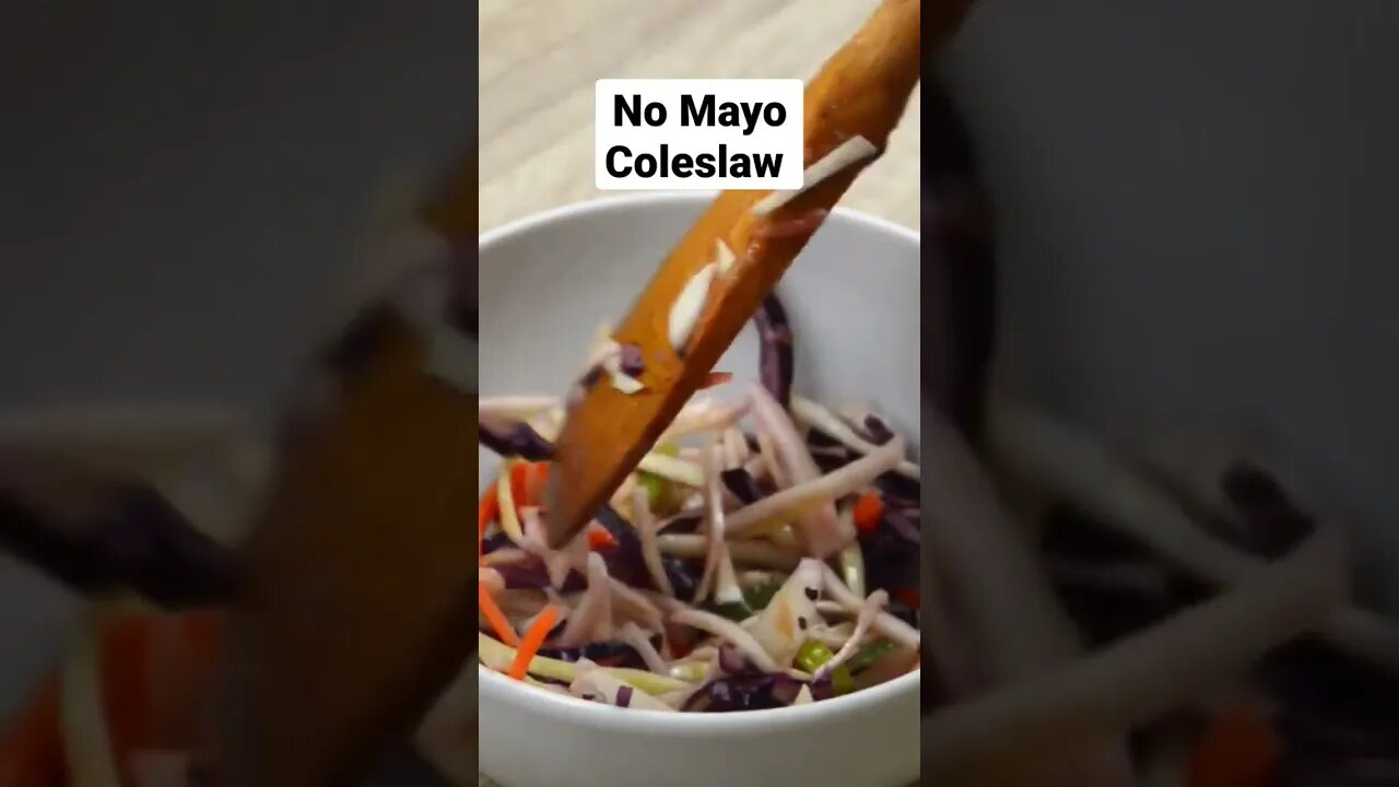 No Mayo Coleslaw