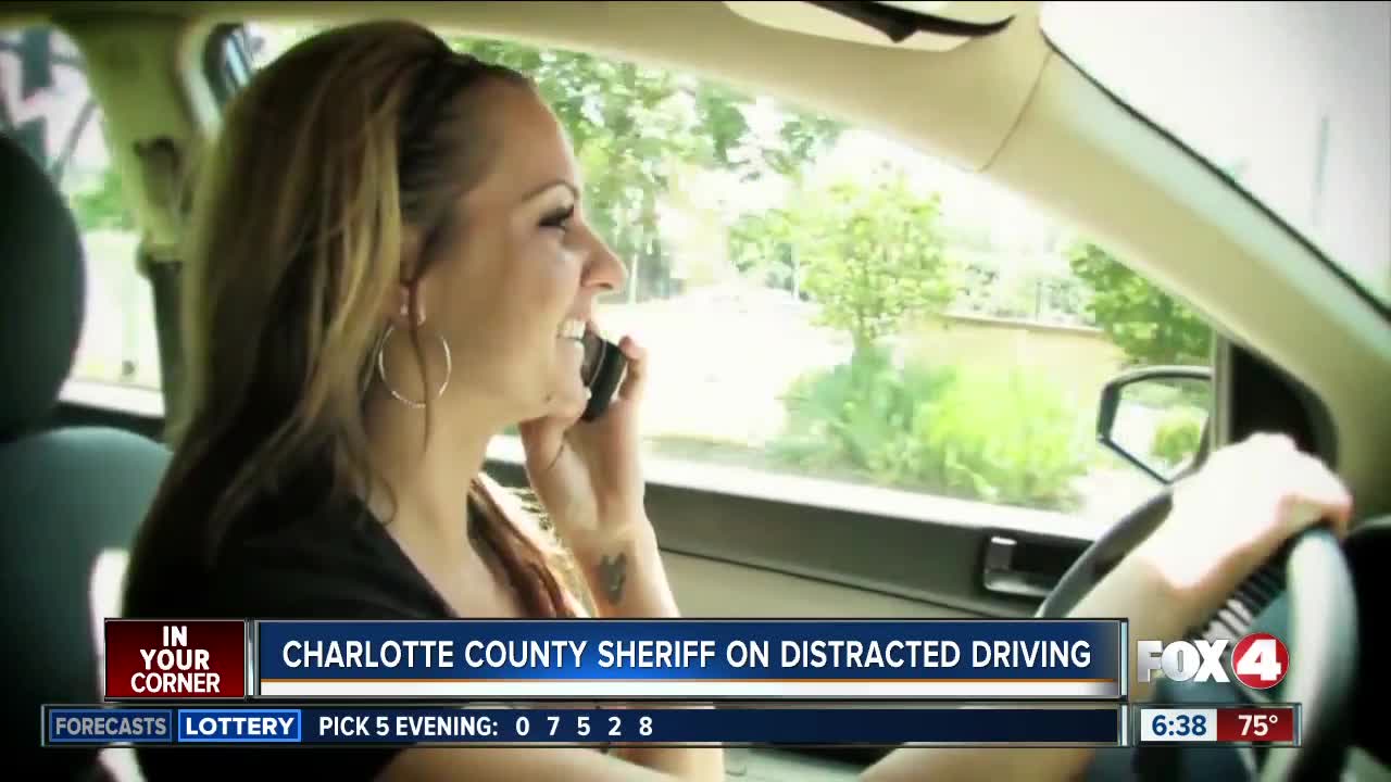 Charlotte County Sheriff warns of distracted driving dangers