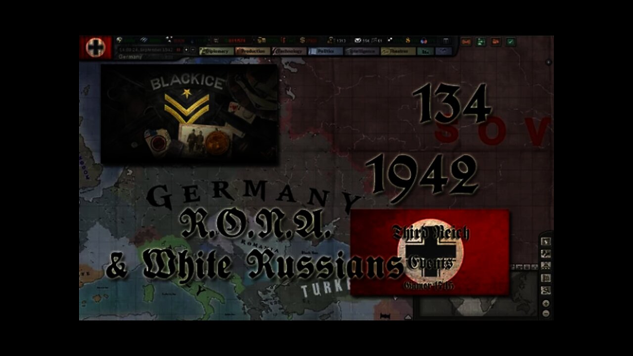 Let's Play Hearts of Iron 3: Black ICE 8 w/TRE - 134 (Germany)