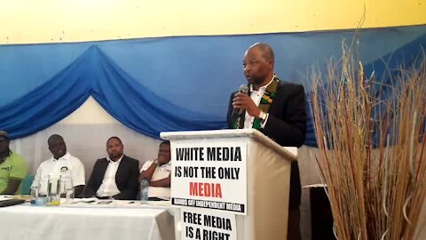 SOUTH AFRICA - Johannesburg - Support for Sekunjalo Independent Media (videos) (6Dy)