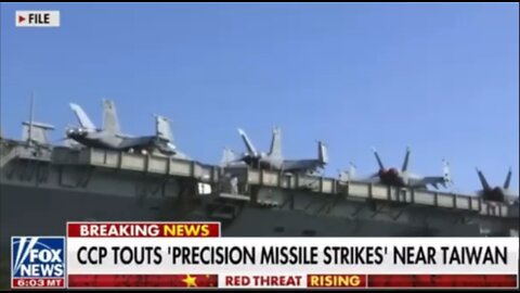 BREAKING!!! CCP MISSILE STRIKES NEAR TAIWAN!!!