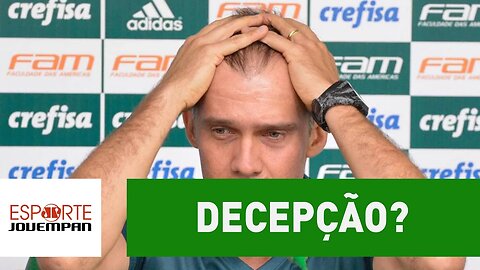 Decepção? Eduardo Baptista avalia trabalho no Palmeiras