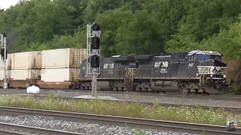 Norfolk Southern and CSX Trains from Berea, Ohio August 10, 2024 Part 2