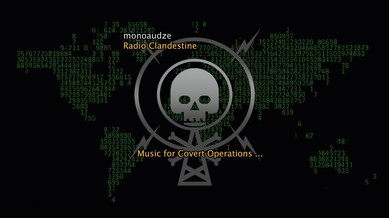 monoaudze / AudZe - Radio Clandestine EP (Music For Covert Operations)