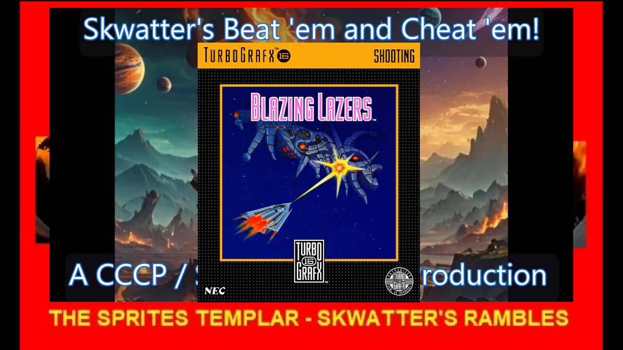 Blazing Lazers - (TG-16) 2/2 - Ramble-play