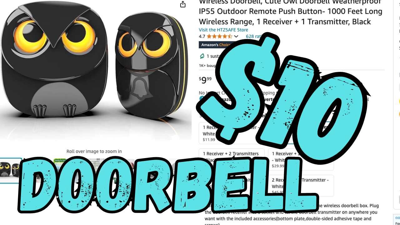 $10 doorbell from Amazon