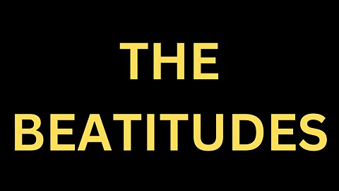 The Beatitudes