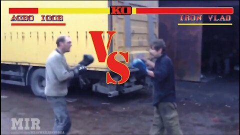 They fought at work and got the best COMBO ever: Street Fighter, Iron Vlad VS Agro Igor