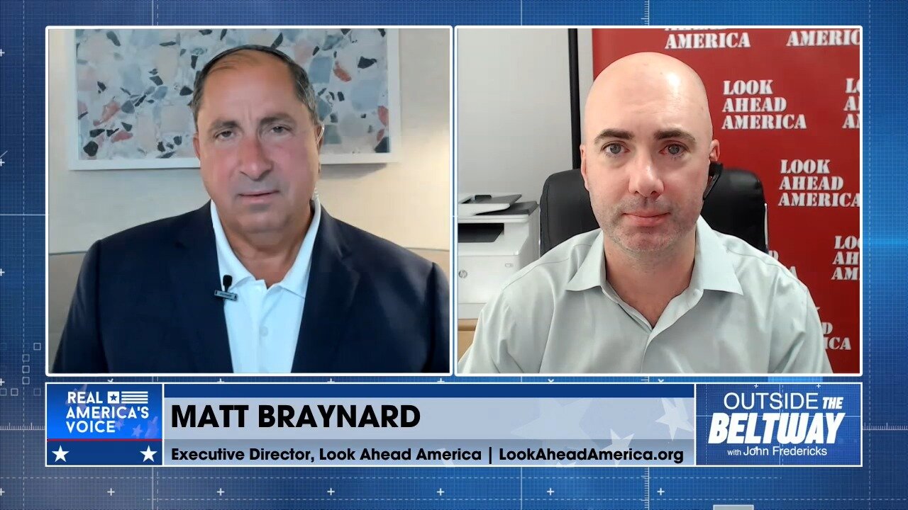 John Fredericks asks Matt Braynard of Look Ahead America about FBI agents kneeling with BLM in DC.