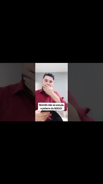 Quando não se estuda a palavra de Deus da NISSO!!!
